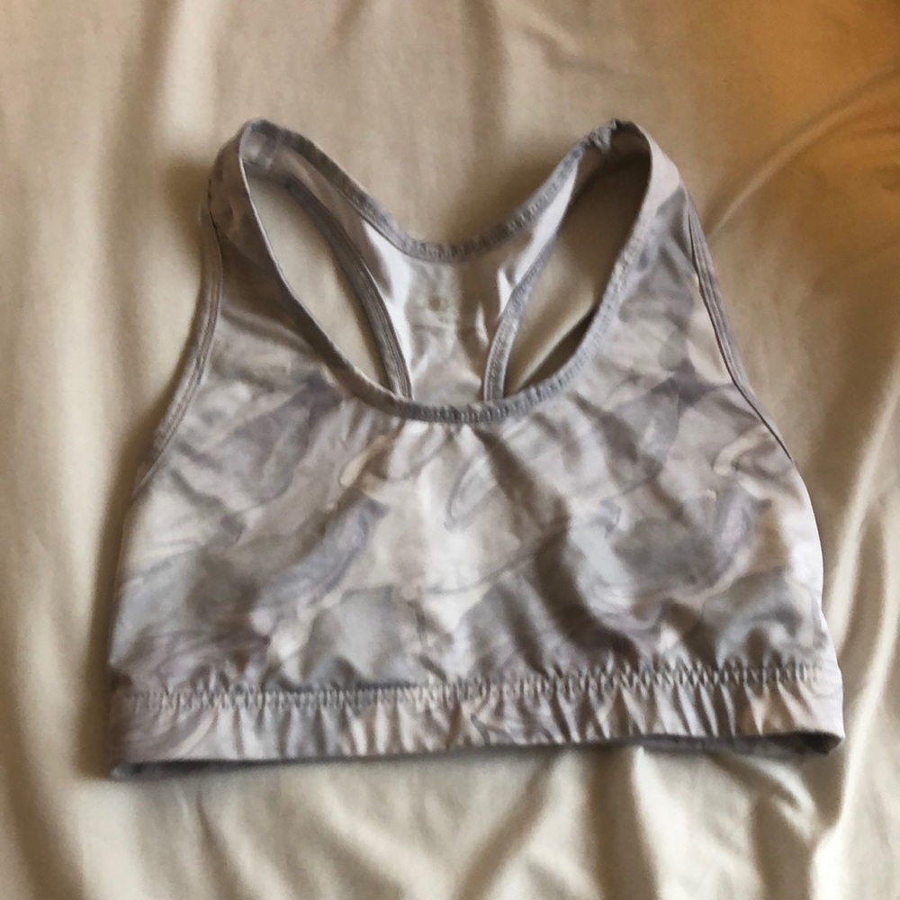 Silver camo bralettes